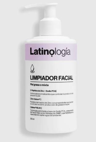 Latinología Limpiador Facial Piel Mixta A Grasa x 250 Ml