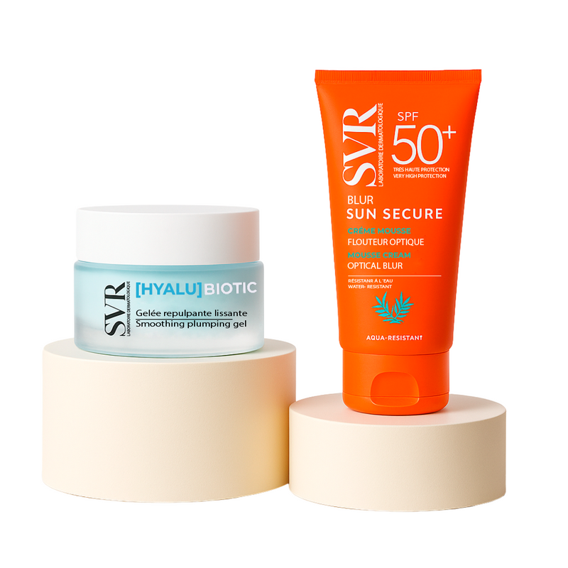 Kit 4 SVR: Hyalubiotic + Sun Secure Blur